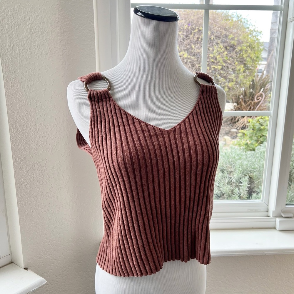 Club Monaco Ribbed Ring Tank - Picture 2 of 5